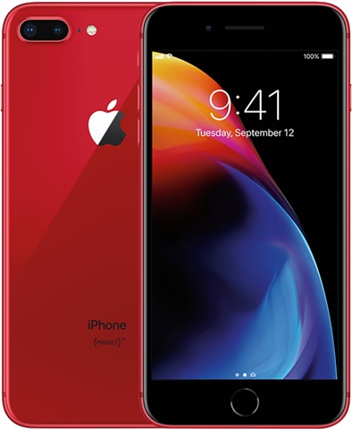 Apple iPhone 8 Plus 64GB Product Red, Unlocked C